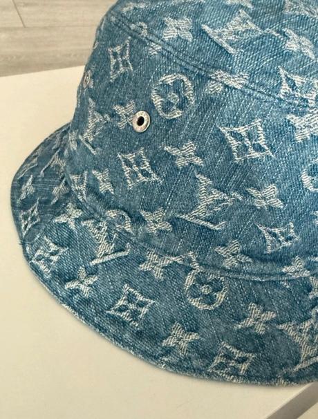 Denim klobúk louis vuitton, louis vuitton,m
