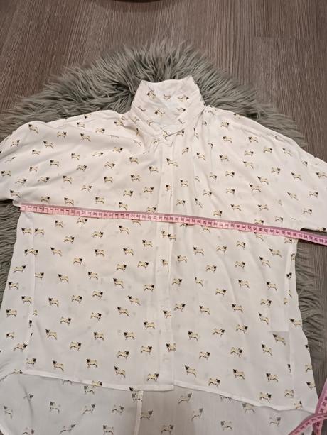 Košeľa s mopsíkmi veľ. 158, 158