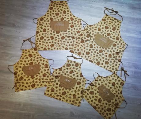 Kuchynská zástera s menom,