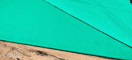 Látka na kabát - tyrkys - cena za 10 centimetrov, 