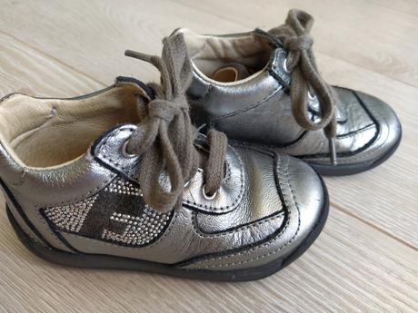 Celokožené topánky, naturino,22