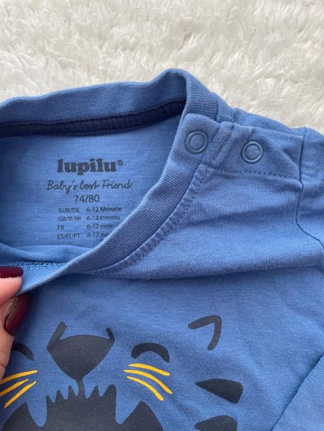 Trio bavlnenych triciek lupilu, lupilu,74