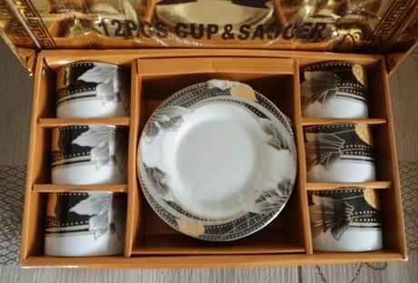 Nová elegantná porcelánová kávová/čajová súprava,