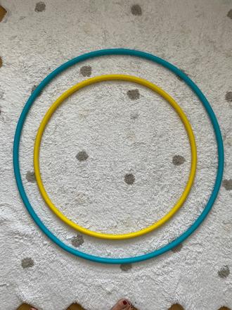 Hula hoop kruhy na cvicenie 2 ks,