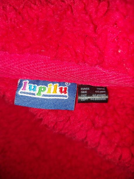Zateplena mikina, lupilu,110