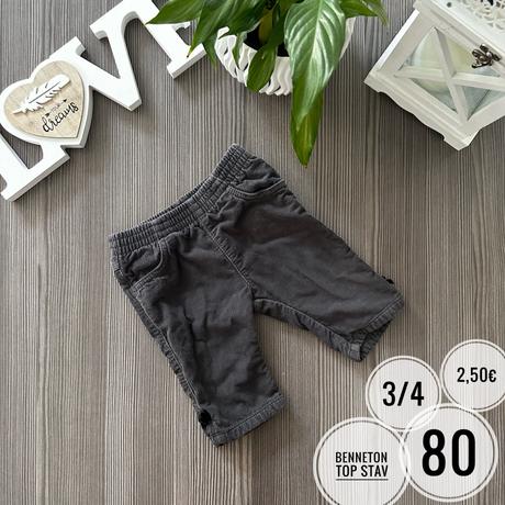 3/4 nohavice, benetton,80