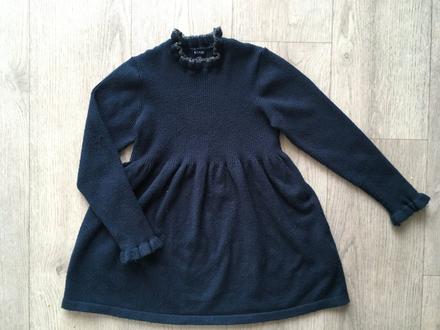 Dievčenské úpletové šaty zn. kiabi, 98