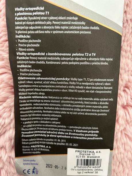 Vložky protetika, protetika,38