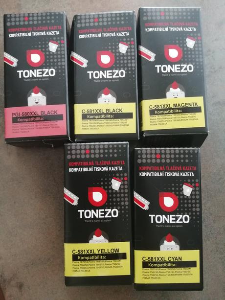 Náplň do atramentovej tlačiarne canon pixma, canon