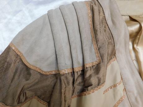 Luxusna vintage kožena/hodvabna bunda, 38
