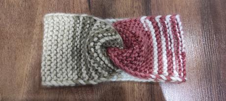 Dámska pletená čelenka, m