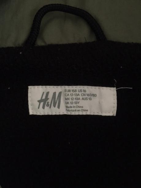 Jesenná bunda, h&m,158