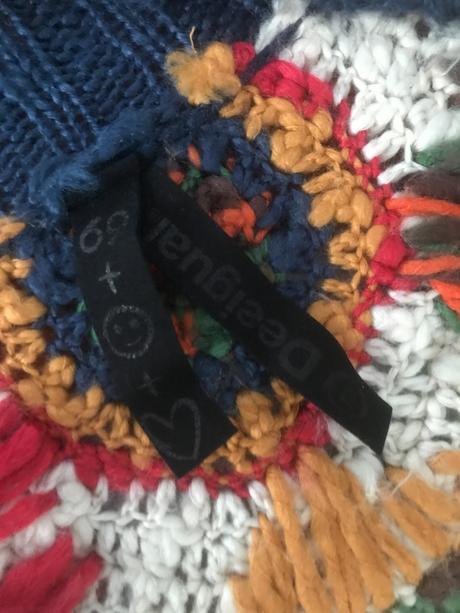 Svetrik upletovy, krasny, vel. m, zn. desigual, desigual,m