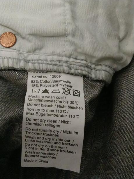 Dámske sivé riflové nohavice, kenvelo, veľ. 31/34, kenvelo,m