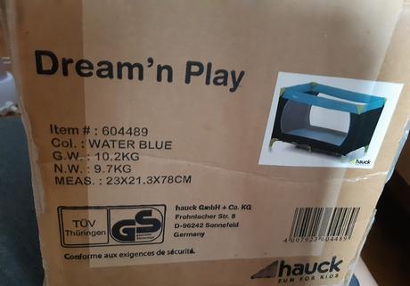 Hauck dream n play cestovná postieľka, šírka (cm): 60,dĺžka (cm): 120