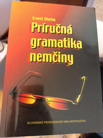Kniha príručná gramatika nemčiny,