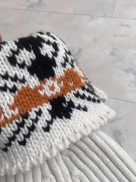 Hrubý teplý pulóver s/m, s