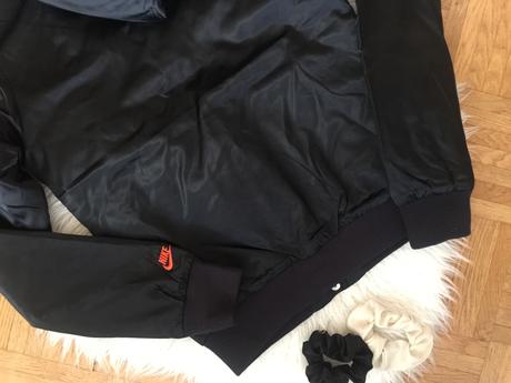 Nike saténová baseballová prechodná  bundicka-xs/s, nike,s