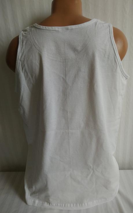 Biele tričko bez rukávov, fruit of the loom, xl, xl