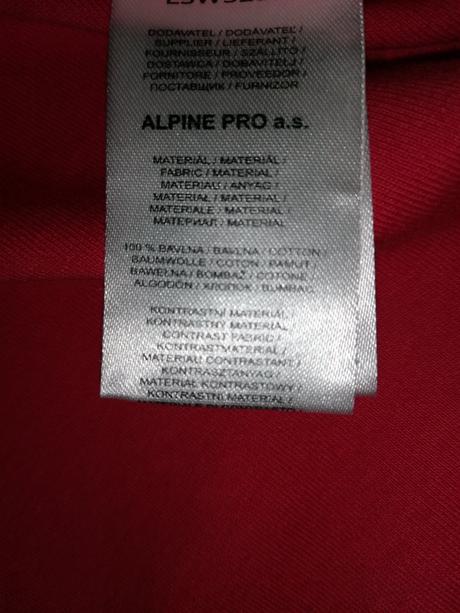 Predĺžená mikinka, alpine pro,m