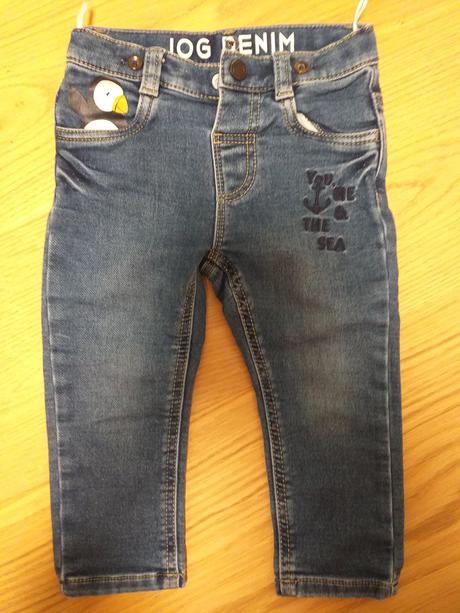 Riflové nohavice, baby club,86