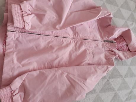 Dievcenska bledoruzova prechodna vetrovka, decathlon,146