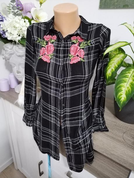 Košeľové šaty, tunika, košielka 146 až m sadne,