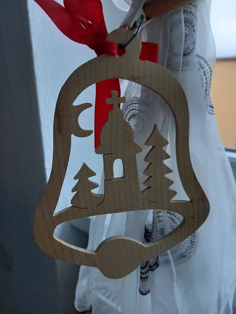 Drevená vianočná dekorácia, 