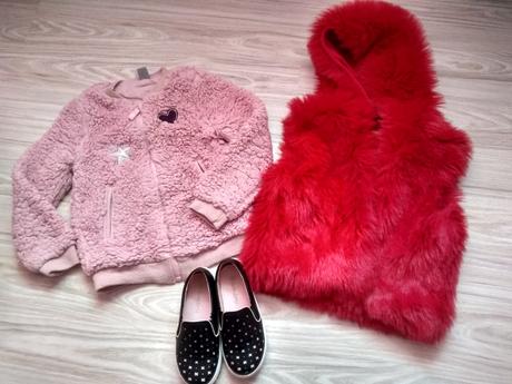 Bunda, vesta, topánky spolu, 128