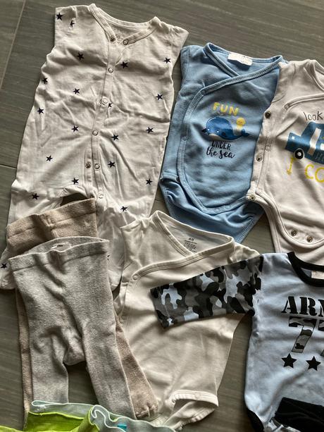 Super balík zavinovacie body 68 +plienky a ďalšie, 68–80