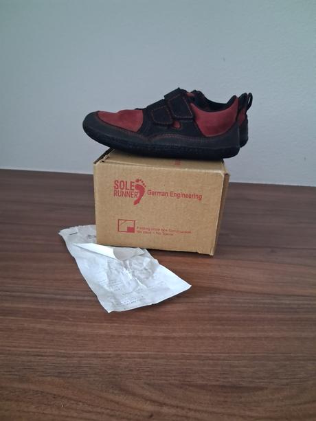 Sole runnel č.28 barefoot 3x obuté, sole runner,28