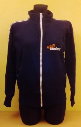 Dámska mikina na zips, world student, l