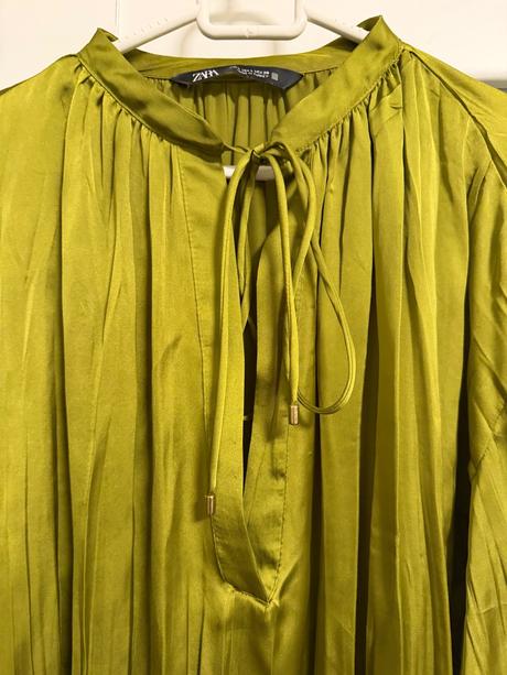 Limetková bluzka zara, zara,l