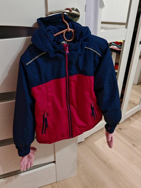 Bunda lyžiarska aj na bežné nosenie 110/116, crivit,116