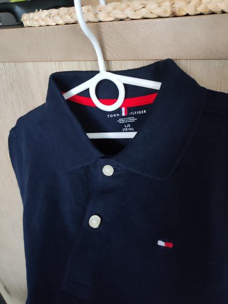 Značkové krátke tričko 11-13rokov, tommy hilfiger,152