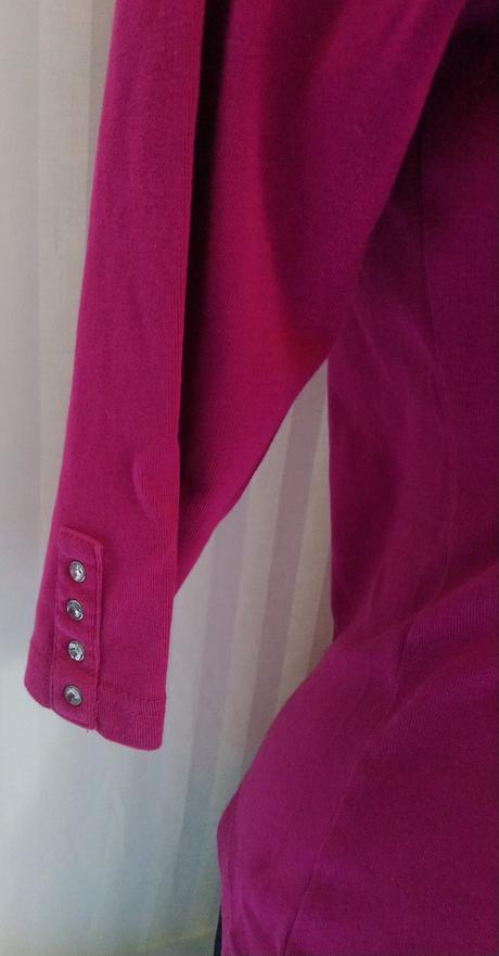 Dámsky elastický sýto ružový top, concept, m