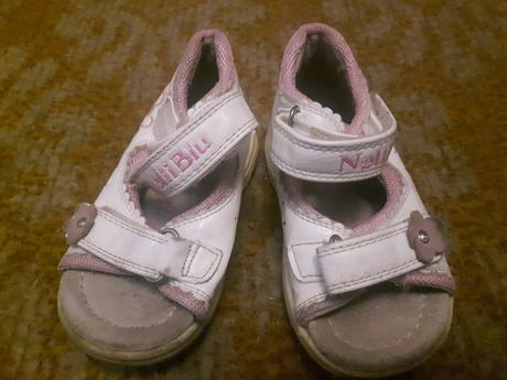 Ružovobiele pevné sandále na von, nelli blu,21