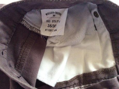 Bavlnené rifle č.35/30, william & delvin,xl