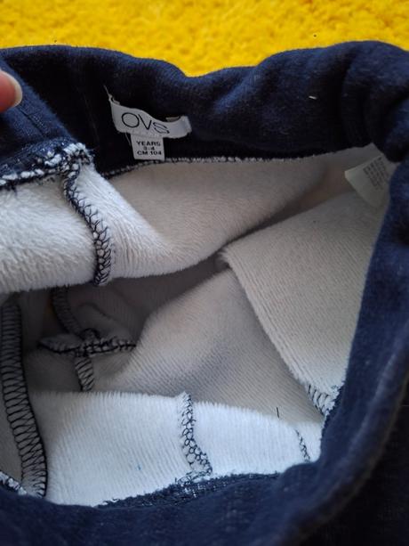 Modré teplákové nohavice pre chlapca, ovs,104