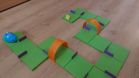 Robotická myš code & go s podložkou, 