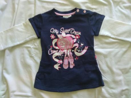 Hrubšie tričko tunika, okay,80