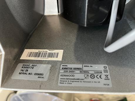 Kenwood kmm 770 major kuchynský robot, 