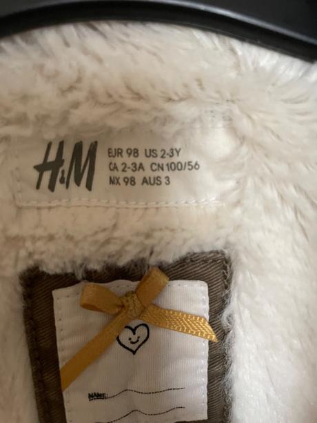 Zimny kabát h&m 98, h&m,98