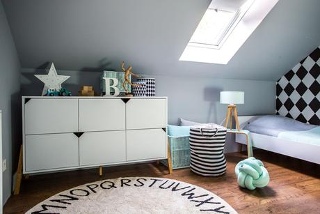 Komoda lotta snow - 6 zásuvková,