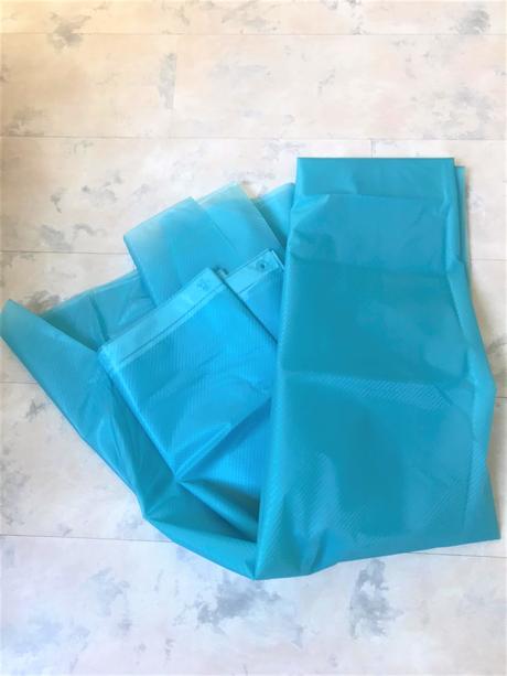 Impregnovaný záves do sprchy/vany s úchytkami, 