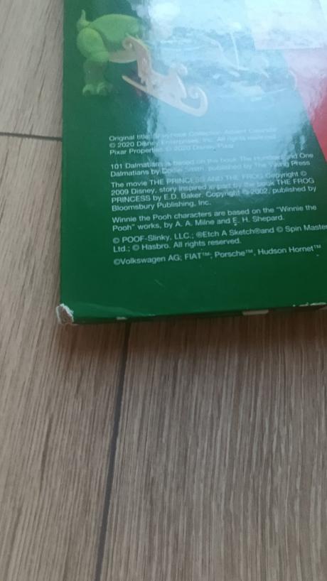 Disney adventný kalendár knižky, 