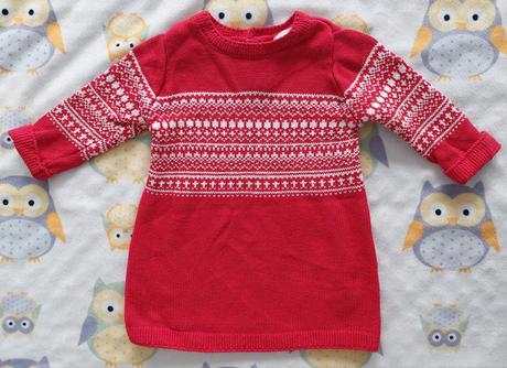 Teplejšie vianočné šaty zn.next veľ.62, 62