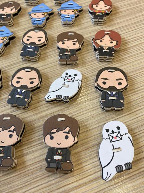 Skladacie figúrky postavičky harry potter 22 kusov,