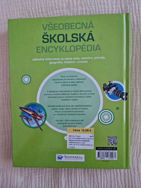 Svojtka všeobecná školská encyklopédia vyše 300s., 