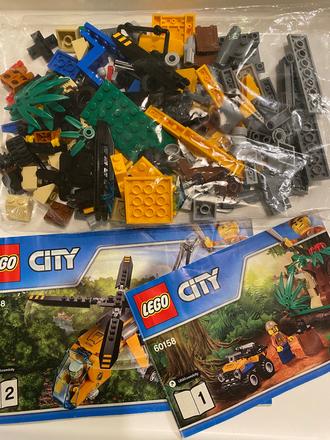 Lego city 60158 nákladná helikoptéra do džungle, 